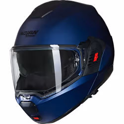 Nolan N120-1 Classico Nobile N-Com Casque, bleu, taille XL pour Hommes