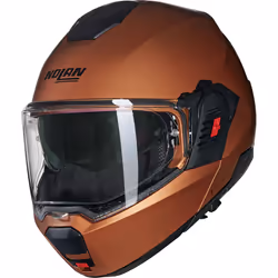 Nolan N120-1 Classico Nobile N-Com Casque, brun-beige, taille S pour Hommes