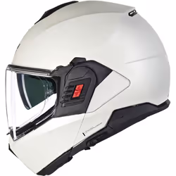 Nolan N120-1 Classico Nobile N-Com Casque, blanc, taille S pour Hommes