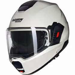 Nolan N120-1 Classico Nobile N-Com Casque, blanc, taille 2XL pour Hommes