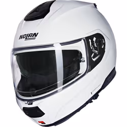 Nolan N100-6 Classico N-Com Casque, blanc, taille XL pour Hommes
