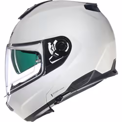 Nolan N100-6 Classico Nobile N-Com Casque, blanc, taille S pour Hommes