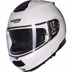Nolan N100-6 Classico Nobile N-Com Casque, blanc, taille M pour Hommes
