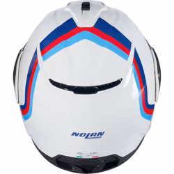 Nolan N100-6 Assoluto N-Com Casque, blanc-rouge-bleu, taille 2XL pour Hommes