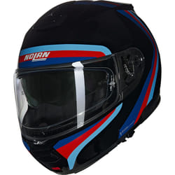 Nolan N100-6 Assoluto N-Com Casque, noir-rouge-bleu, taille S pour Hommes