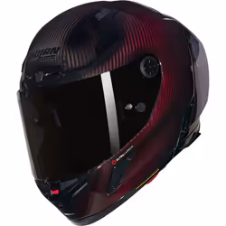Nolan X-804 RS Ultra Carbon Liquido Casque, rouge, taille XL pour Hommes