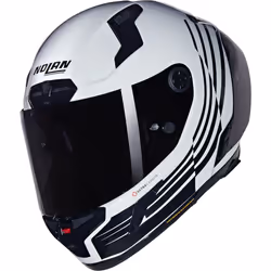 Nolan X-804 RS Ultra Carbon Ala Casque, noir-blanc, taille 2XL pour Hommes