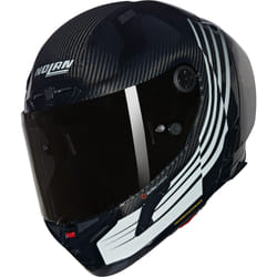 Nolan X-804 RS Ultra Carbon Ala Casque, noir-blanc, taille L pour Hommes