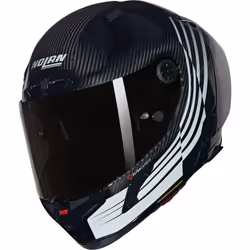 Nolan X-804 RS Ultra Carbon Ala Casque, noir-blanc, taille L pour Hommes