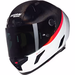 Nolan X-804 RS Ultra Carbon D.O.C. Casque, noir-blanc, taille S pour Hommes