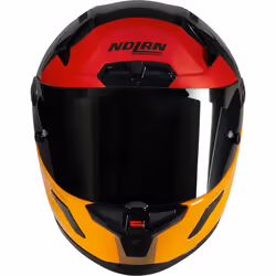 Nolan X-804 RS Ultra Carbon Blocco Casque, rouge-orange-beige, taille L pour Hommes