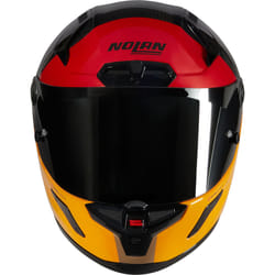 Nolan X-804 RS Ultra Carbon Blocco Casque, rouge-orange-beige, taille L pour Hommes