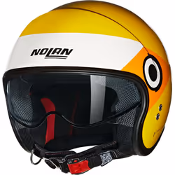 Nolan N21 06 Onirico Casque jet, blanc-jaune-orange, taille XL pour Hommes