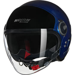 Nolan N21 Visor 06 Verniciatura Speciale Casque jet, noir-bleu, taille XS pour Hommes
