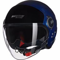 Nolan N21 Visor 06 Verniciatura Speciale Casque jet, noir-bleu, taille L pour Hommes