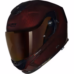 Nolan X-903 Ultra Carbon Liquido N-Com Casque, rouge, taille S pour Hommes