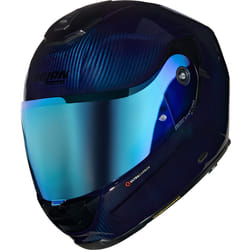 Nolan X-903 Ultra Carbon Liquido N-Com Casque, bleu, taille XL pour Hommes