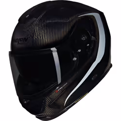 Nolan X-903 Ultra Carbon Intrigo N-Com Casque, noir-gris, taille L pour Hommes
