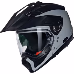 Nolan N70-2X 06 Classico N-Com Casque de motocross, gris, taille S pour Hommes