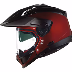 Nolan N70-2X 06 Classico Nobile N-Com Casque de motocross, rouge, taille XS pour Hommes