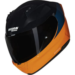 Nolan N60-6 Verniciatura Speciale Casque, noir-bleu-orange, taille S pour Hommes