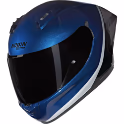 Nolan N60-6 Sport Verniciatura Speciale Casque, noir-bleu-argent, taille L pour Hommes