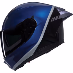 Nolan N60-6 Sport Verniciatura Speciale Casque, noir-bleu-argent, taille L pour Hommes