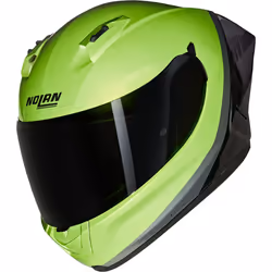 Nolan N60-6 Sport Verniciatura Speciale Casque, noir-gris-vert, taille L pour Hommes
