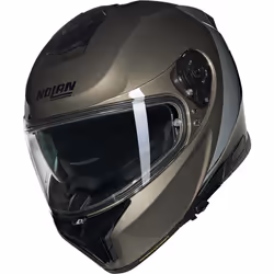 Nolan N80-8 Verniciatura Speciale N-Com Casque, noir-brun, taille L pour Hommes