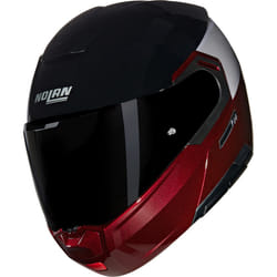 Nolan N90-3 06 Verniciatura Speciale N-Com Casque, noir-rouge, taille S pour Hommes