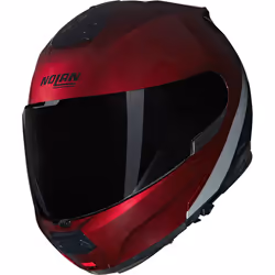 Nolan N100-6 Verniciatura Speciale N-Com Casque, noir-rouge, taille S pour Hommes