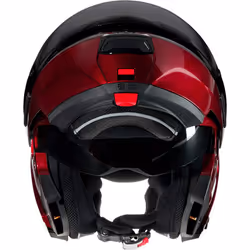 Nolan N100-6 Verniciatura Speciale N-Com Casque, noir-rouge, taille S pour Hommes