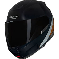 Nolan N100-6 Verniciatura Speciale N-Com Casque, noir-brun-beige, taille L pour Hommes
