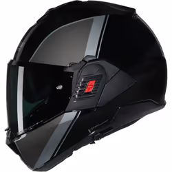 Nolan N120-1 Verniciatura Speciale N-Com Casque, noir-gris-argent, taille XS pour Hommes