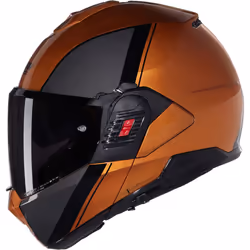 Nolan N120-1 Verniciatura Speciale N-Com Casque, noir-brun-beige, taille XS pour Hommes