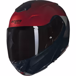 Nolan X-1005 Ultra Carbon Verniciatura Speciale N-Com Casque, noir-rouge, taille M pour Hommes