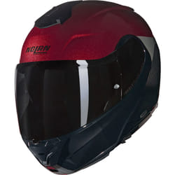 Nolan X-1005 Ultra Carbon Verniciatura Speciale N-Com Casque, noir-rouge, taille S pour Hommes
