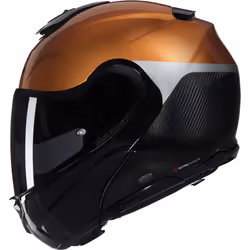 Nolan X-1005 Ultra Carbon Verniciatura Speciale N-Com Casque, noir-brun-beige, taille M pour Hommes