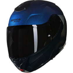 Nolan X-1005 Ultra Carbon Verniciatura Speciale N-Com Casque, noir-bleu, taille M pour Hommes