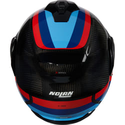 Nolan X-1005 Ultra Carbon Gran Tour N-Com Casque, noir-rouge-bleu, taille L pour Hommes