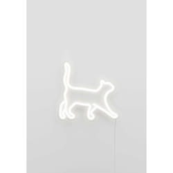 Candyshock "Cat" Neon Sign Figurine lumineuse décorative Blanc