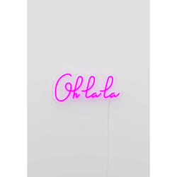 Candyshock "Oh La La" Neon Sign Figurine lumineuse décorative Rouge, Jaune LED