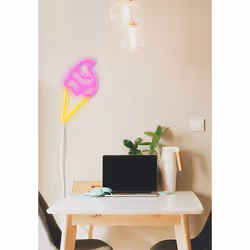 Candyshock "Ice Cream" Neon Sign Figurine lumineuse décorative