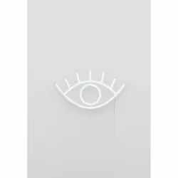 Candyshock "Eye" Neon Sign, Figurine lumineuse décorative, Blanc, Blanc, USB, 5 V, 248 mm