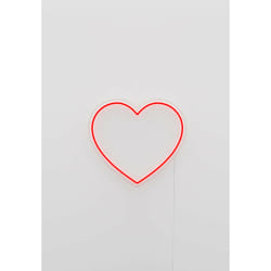 Candyshock "Heart" Neon Sign Figurine lumineuse décorative Rouge