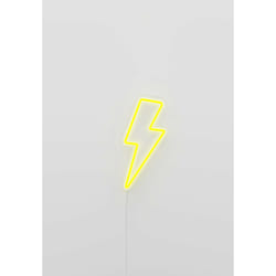 Candyshock "Bolt" Neon Sign Figurine lumineuse décorative Jaune LED