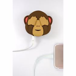MojiPower Monkey2, 2600 mAh, Marron