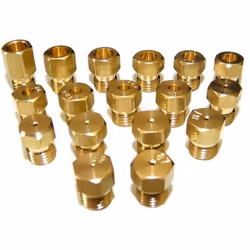 Description générale Kit complet d'injecteurs pour gaz naturel, butane et propane, conçu pour les fours et cuisinières des ma ...