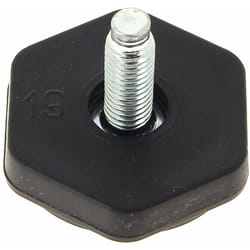Pied M8 H=2.9 cm lisere 8 mm rohs pour lave linge Indesit