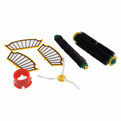 Kit contenant :- 3 filtres- 1 brosse latérale- 2 brosses contrarotatives- 1 outil de nettoyage des brosses